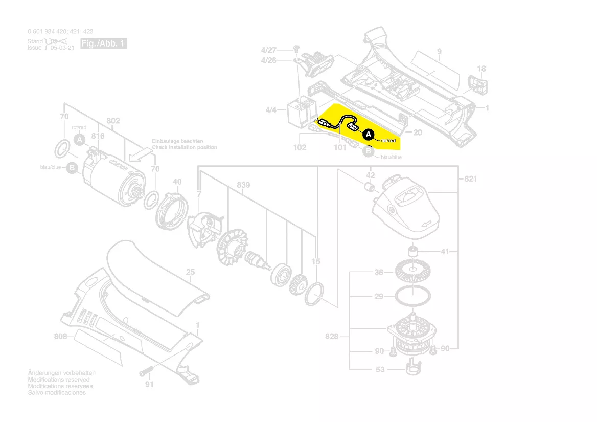 Câble réf. 1 604 448 020 BOSCH